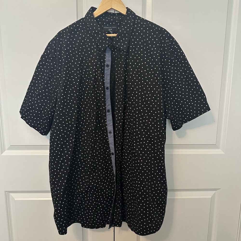 Shaquille O’Neal XLG Short-sleeve Button Up - 3XLT